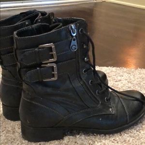 G By Guess combat boots
